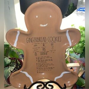 Rae Dunn Gingerbread Cookies Recipe Gingerbread Man Platter